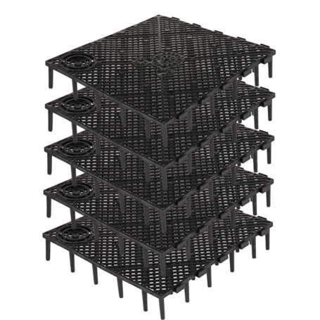 Plaques Filtrantes Inférieures POPETPOP pour Aquarium - 10 Panneaux en PVC