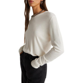 Pull-over Femme United Colors of Benetton Blanc XXS