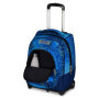 Chariot Scolaire 2 en 1 Seven Bleu - Sac à Dos Pratique pour Enfants