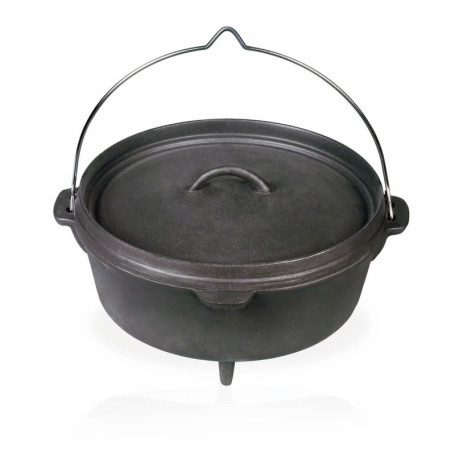 Cocotte en Fonte Barbecook Junko 9L - Accessoire Barbecue Noir