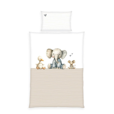 Ensemble de Literie Cuddle Crew pour Enfants - Housse de Couette et Taie d'Oreiller en Coton