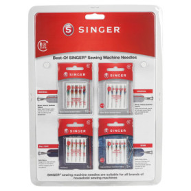 Kit d'Aiguilles Singer Best-Of pour Machine à Coudre - 25 Aiguilles