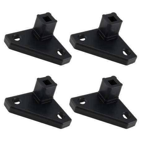 Lot de 4 Supports de Pieds pour Gazebo Escamotable - Stabilisation Optimale
