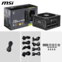 Alimentation MSI MAG A750GLS 750W Modulaire Silencieuse 80 Plus Gold