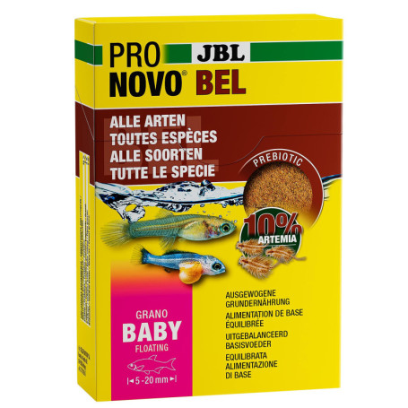 JBL Pronovo Bel Grano Baby - Aliment en Poudre pour Alevins