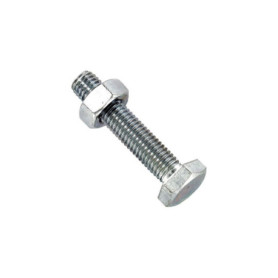 Boulons hexagonaux très résistants 10x80 mm - Pack de 4