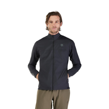 Veste Coupe-Vent Pliable Fox Racing Ranger pour Vélo - Noir 2XL