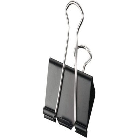 Lot de 12 Pinces Repliables Double Clip 51 mm - Noir par Maped