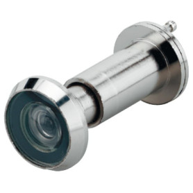 Judas de Porte d'Entrée en Nickelé Mat - Ø 14 mm, Épaisseur 55 mm