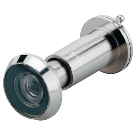 Judas de Porte d'Entrée en Nickelé Mat - Ø 14 mm, Épaisseur 55 mm