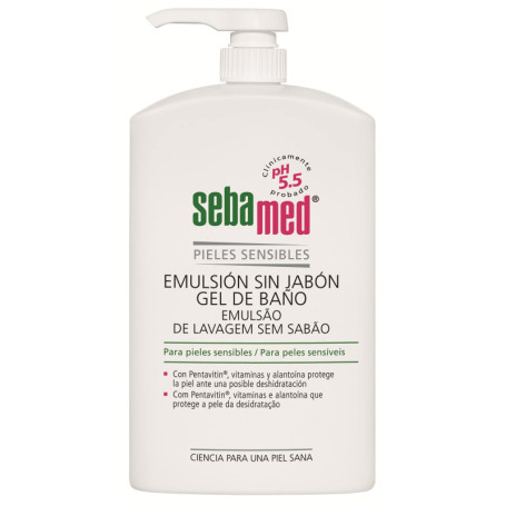 Seba Med Gel de Bain Émulsion 1L - Hypoallergénique et Biodégradable