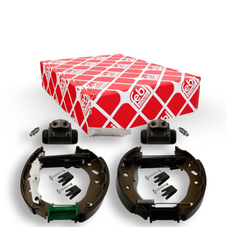 Jeu de mâchoires de frein arrière Febi bilstein 37666 pour Ford Fiesta et Ka