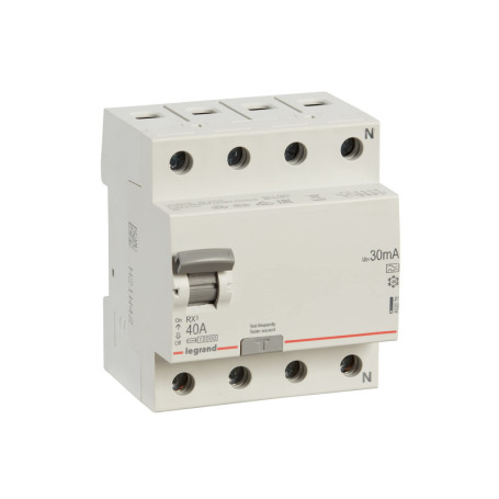 Disjoncteur Résiduel Legrand 40 A 30 mA 4 Broches