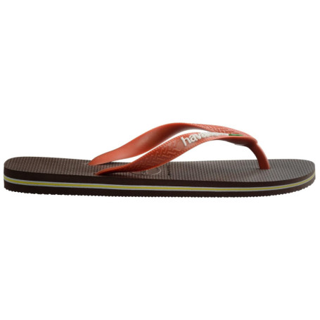 Tongs Havaianas Brasil Logo Unisexe - Confort et Style Brésilien