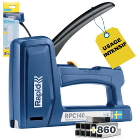 Agrafeuse Murale Rapid RPC140 - Kit Complet avec 860 Agrafes