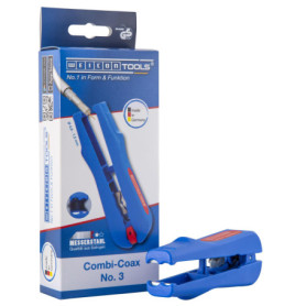 Pince à Dénuder Combi-Coax N° 3 - WEICON pour Câbles Coaxiaux