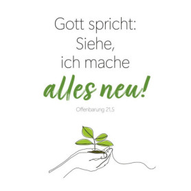 Lot de 10 cartes postales inspirantes - Renouveau et espoir