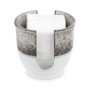 Porte-éponge en céramique Navaris - Support élégant pour cuisine et salle de bain