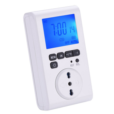 Programmateur Digital Professionnel Electraline avec Écran LCD Éclairé