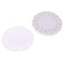 Sous-verres en Papier Dentelle ZIRAN - 100 Pièces Élégants pour Fêtes et Réceptions