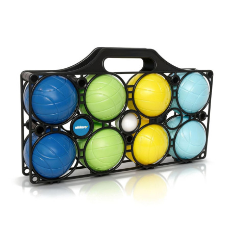 Jeu de Boules Multicolores pour Enfants - 9 pièces avec Valise