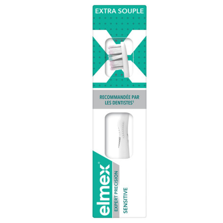 Brosse à dents ELMEX Expert Précision Sensitive - Douceur et Nettoyage Profond