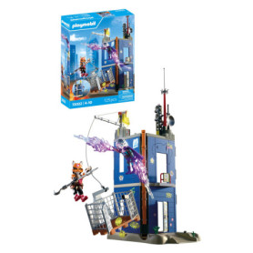 Playmobil Heroes : Duel à la Tour du Héros - Kit de Jeu Action avec Figurines