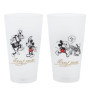 Ensemble de 2 Verres Mickey Mouse Vintage en Verre Borosilicate - 490 ml