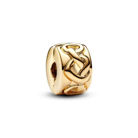 Breloque Pandora Cœur Noué en Or Jaune 14 Carats