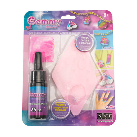 Kit de Recharge Gemmy UV pour Bijoux Personnalisés - Girabrilla