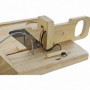 Cutter DKD Home Decor Naturel Bois d'hévéa Acier inoxydable (29 x 29 x 10 cm) 47,99 €
