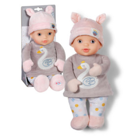 Poupée Douce BABY born Sweetie Mauve pour Nouveau-nés - 30 cm avec Hochet