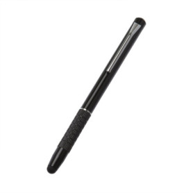 Stylet Universel ISIUM pour Smartphones et Tablettes - Panache Rose et Noir