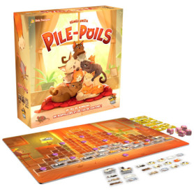 Pile Poils - Jeu de Société Familial avec Chats et Dés