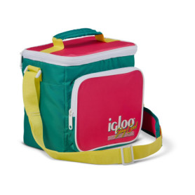 Sac Isotherme Rétro Igloo 6,6L avec Bandoulière - Idéal pour Pique-Nique et Bureau