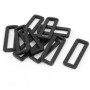 Pack de 10 Boucles en Plastique Noir pour Sangles de 50mm