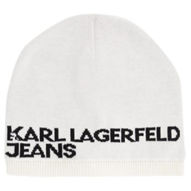 Bonnet Karl Lagerfeld Jeans Femme - Logo Simple en Coton