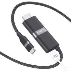Adaptateur Anker Nano USB-C vers HDMI 4K avec Port de Charge Rapide PD - 1,8m