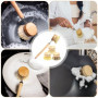 Brosse à Vaisselle Écologique en Sisal - 4 Pièces en Bambou pour un Nettoyage Efficace