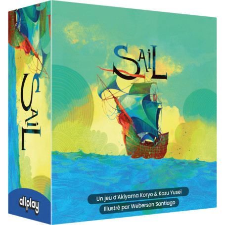 Asmodee Sail - Jeu de Cartes Coopératif pour 2 Joueurs