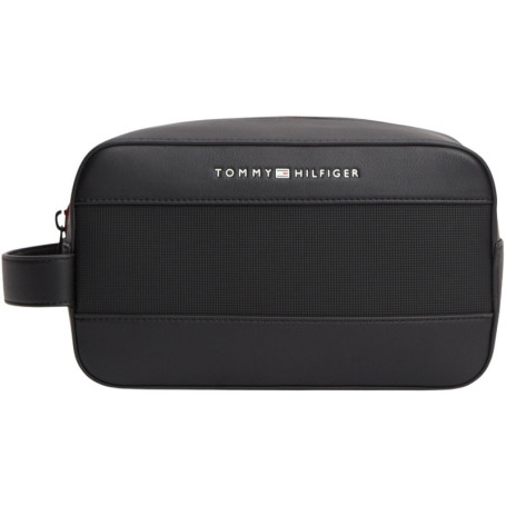 Trousse de Toilette Tommy Hilfiger Th Foundation - Élégance Masculine en Noir