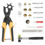 Pince Perforatrice Professionnelle VonLux avec 150 Rivets et Outils Inclus