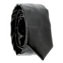 Cravate Simili Cuir Noir Chic - Style Décontracté