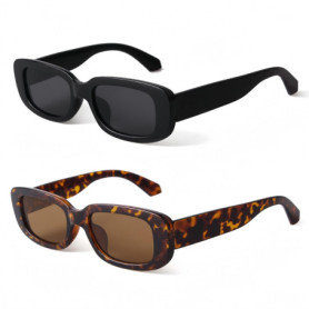 Lunettes de soleil rectangulaires élégantes pour femme BUTABY