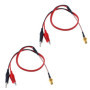 Oiyagai Lot de 2 Câbles Testeurs SMA Femelle avec Pinces Crocodiles - 50cm