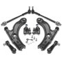 Kit de Bras de Suspension Avant 8 Pièces pour Audi, Seat et Volkswagen
