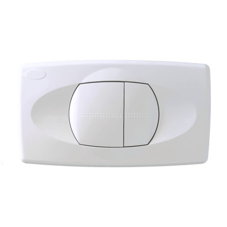 Plaque de commande blanche LIV pour réservoirs Roca Gala