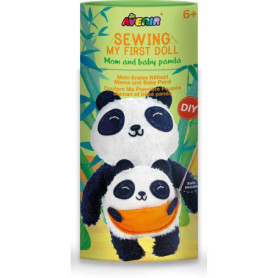 Avenir Kit de Couture Ours Panda - Créez Votre Peluche de 25 cm