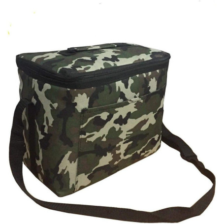 Sac Isotherme Camouflage 10L - Réfrigérateur Portable pour Camping