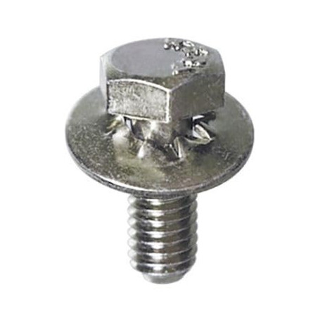 Vis à Métaux Tête Hexagonale avec Rondelle - M6-1.00 x 16 mm - Sachet de 35